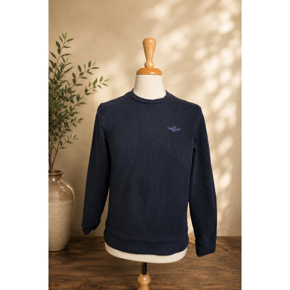Aeronautica Militare Regular Fit Crewneck Sweatshirt M Italian Military Logo